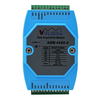 ADM-4280-C 8 modul actual de achiziție 0-20ma / 4-20ma-analog de module de achizitie de 0-10V la 485 module de achizitie