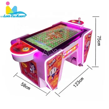 AMA Arcade de Distracții Joc Mașină care funcționează cu Monede Copii 32 Inch Joc Video, Echipament de Control Dublu Robot Mașină de Joc