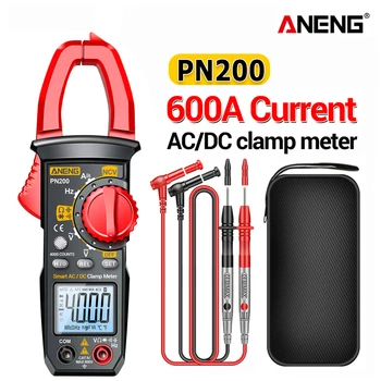 ANENG PN200 Digital ampermetric DC/AC 600A Curent de 4000 de Capete de acuzare Multimetru cu Tester de Tensiune Ampermetru Masina Hz Capacitate NCV Ohm Test