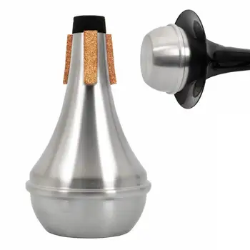 Aluminiu Practică Trompeta Mut, Profesionale Trompeta Direct Mut, Instalare Simplă pentru Instrumente Muzicale