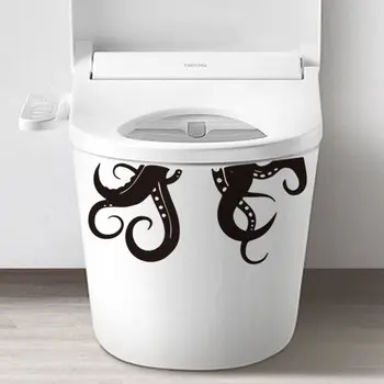 Amuzant DIY din PVC Toaletă Caracatiță Decal Veveriță Closestool Autocolant Creative Decoratiuni Baie Impermeabil Acasă Ornamente