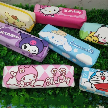 Anime Desene Animate Hello Kitty Caz Creion Sanrio Kuromi Melodia Mea De Papetărie Pen Conducător Sac De Depozitare De Mare Capacitate, Fata De Cadou De Ziua De Nastere