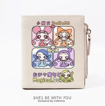 Anime Magical Doremi Moda Portofel PU Pungă Card de Monede cu Fermoar Geanta cu Bani Cosplay Cadou B333