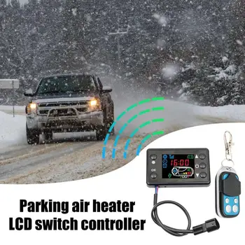 Autos LCD Comutator Controler de Încălzire Auto Reglabil de Încălzire a Aerului Panou de Control Automobile de la Distanță Portabil Timer Încălzire Instrumente