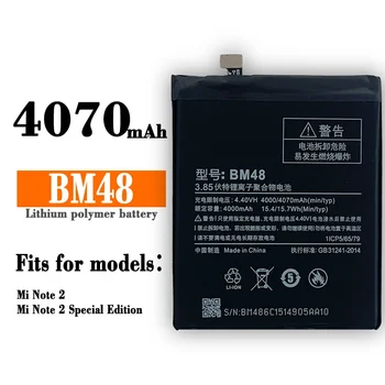 BM48 Xiao Mi 4070mAh Baterie Pentru Xiaomi Note 2 Nota 2 Ediție Specială de Înaltă Calitate, Bateria Telefonului Înlocuire Baterii
