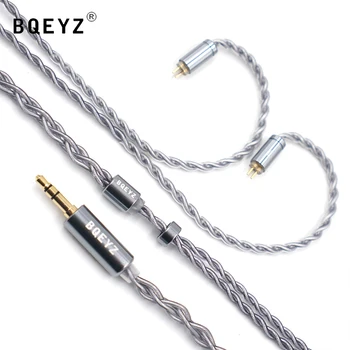 BQEYZ Replacemen Cablu 0.78 mm 2Pin Modernizate Căști Linie 2.5/3.5/4.4 mm Sârmă Pentru BLON Moondrop Kinera 7 HZ Legato KBEAR SeeAudio