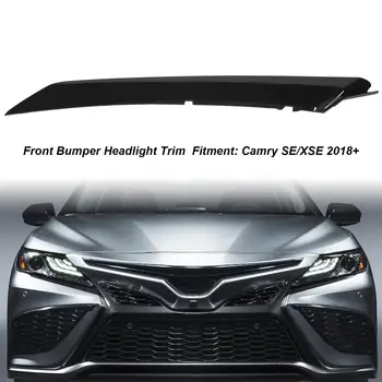 Bara de protecție negru Tapiterie pentru Toyota Camry SE XSE 2018+ | Spoiler Fata Faruri de Turnare - Accesorii Auto