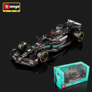Bburago 1:43 W14 2023 44# Hamilton Mercedes-AMG Petronas F1 Team #63 Russell Aliaj Masina de Curse Die cast SuperCar Model de Colectie
