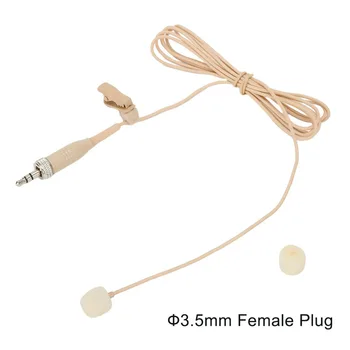 Bej Lavaliera Rever Clip de Înaltă Calitate, de Înaltă Calitate Microfon in Miniatura Calitate de Difuzare 3.5 mm 3 Pini 4 Pini XLR Pentru Shure Wirel