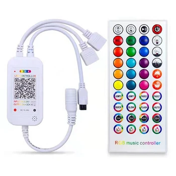 Bluetooth Controler cu LED-uri+40 Tastele de Control de la Distanță RGB DC5-24V Pentru 5050 3528 RGB LED-uri de Lumină