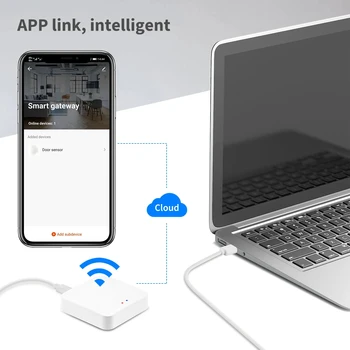 Bluetooth Gateway Tuya ZigBee 3.0 Multi-Modul Wireless Inteligent Gateway de Viață Inteligentă APP Control de la Distanță Funcționează Cu Alexa de Start Google