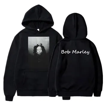 Bob Marley Nefumători Hip-Hop Rock Hoodie pentru Bărbați Jachete Supradimensionate Streetwear Casual Mâneci Lungi de Bumbac cu Gluga Pulover Unisex