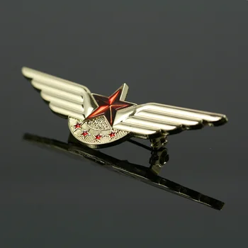 CCA Zbor Insigna de Aur Air China a Aviației Civile companiile Aeriene Aripi Pin Broșă Medalie de Zbor, Pilotul Echipajului de Zbor Aviator Cadou