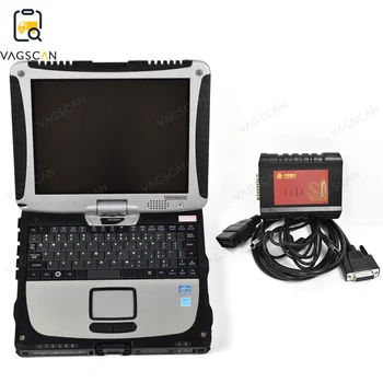 CF19 Laptop Camion Scanner Interface Pentru SINOTRUK HOWO Cnhtc Motor Diesel Heavy Duty Instrument de Diagnosticare