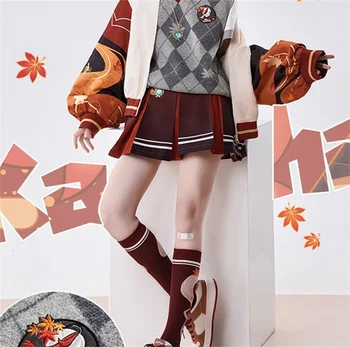 COSER TRIB Anime Joc Genshin Impact Kaedehara Kazuha drăguț Halloween Carnaval Rol CosPlay Costum Set Complet
