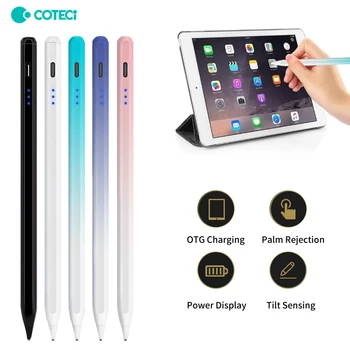 COTECi Stylus Capacitiv Pentru IOS Android Tablet Mobil iPad Apple Pencil 1 2 Pentru Samsung Huawei Telefon Xiaomi Stylus