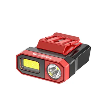 Capac de inducție Clip de Lumină LED Far Portabil EDC Lanterna USB Reîncărcabilă Clip-on Capac Lămpi în aer liber Proiector Lumina Cap