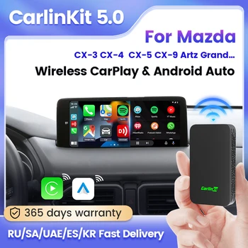 Carlinkit 5.0 Auto Fără Fir Juca Dongle Radio Auto Draadloze Adaptor Android Cutie Auto Pentru Mazda 6 Cx3 Mazda Cx5 3 Accesorii