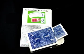Caz Inepuizabilă De Carduri De Magie Trucuri De Carti Magic Box Recuzită Clasa Magie Etapă Strada Mentalism Iluzii Jucării Gluma