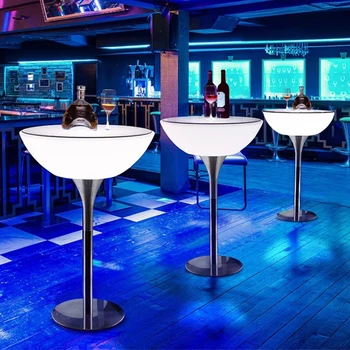 Club De Noapte, Bar De Plastic Masa Petrecere Rotund-Design Estetic Cocktail Bar Tabelul De Lux Moderne Beistelltisch Lounge Mobilier