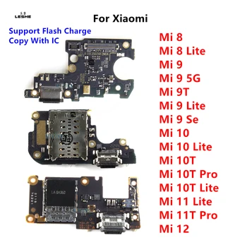 Conectorul de andocare Încărcător USB Port de Încărcare Cablu Flex Bord Pentru Xiaomi Mi 10T 9T 10 11T Pro Mi10T Pro Km 11 8 9 SE 12