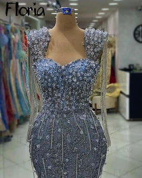 Couture Lanțuri Lungi Rochie De Petrecere Pad Umăr Sirena Paiete Rochii De Seara Dubai Personalizat Elegant Formale Rochii De Ocazie