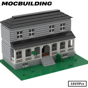 Creative City House Blocuri Arhitectura Model Cărămizi De Construcție De Afișare A Asambla Jucării Decor Acasă