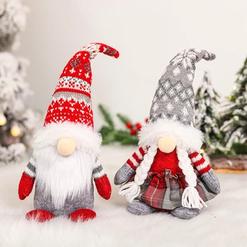 Creative de Crăciun Moș Crăciun Păpușă fără Chip de Păpușă Ornamente de Crăciun, Pom de Crăciun, Decorațiuni interioare, Accesorii Decor de Anul Nou
