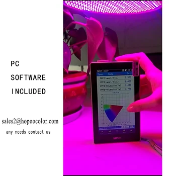 Cuantice PAR PPFD Metru Lumina Analizor de Spectru metru Iluminare cu Software pentru PC