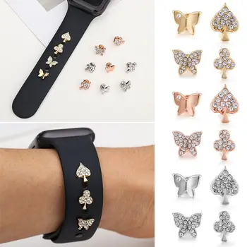 Cuie De Metal Brățară Cu Diamante Wristbelt Farmece Curea Accesorii Curea De Ceas Ornament Inel Decorativ
