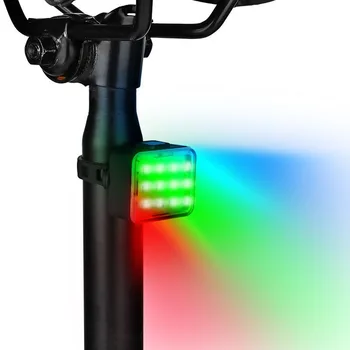 Culoare Bicicletă Stop Impermeabil de Echitatie din Spate de Lumină Led-uri Usb Exigibilă Ciclism Montan Coada de Lumină lampă Lumină Bicicleta