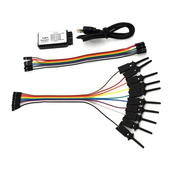 Cârlig testare Clip Analizor Logic Test Folder Pentru Fuzibil Dupont Cablu Pentru USB Saleae 24M 8CH
