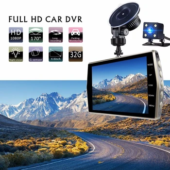 DVR auto Full HD 1080P Dash Cam Vehicul Camera cu Mașina Buclă Video Recorder Cutia Neagra Auto Dashcam Accesorii Auto Parcare Monitor