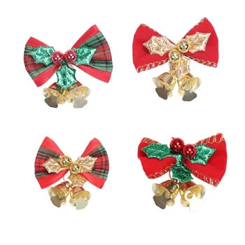 De Craciun Mini Arc cu Clopot Coroană de Pom de Crăciun Pandantiv Cutie de Cadou Decorat cu Decoratiuni de Craciun