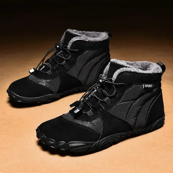 De sex masculin Cizme Barbati Pantofi de Iarna de Moda Cizme de Zapada Pantofi Plus Dimensiune Iarna pantofi Glezna Pantofi Bărbați Cizme de Iarna Negru Albastru Încălțăminte