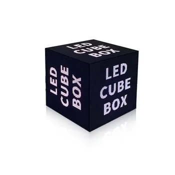 De vânzare cu amănuntul de vânzare cu Amănuntul Cub LED Ecran Supermarket Interioară și în aer liber P2.5 P3 Cub de LED Display Ecran