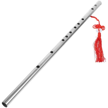 De înaltă Calitate din Oțel Inoxidabil Flaut Flaut Chineză Introductivă Ușor Incepatori Flaut G F-Cheie cu nod Chineză