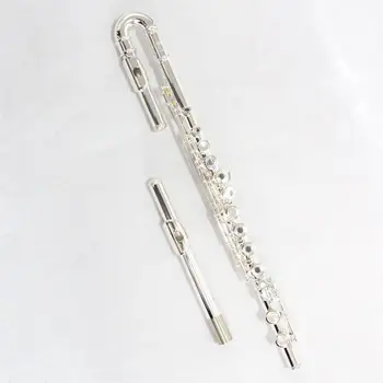De înaltă calitate Flaut en-Gros de 16 gaură deschis flaut muzica instrument Placat cu Argint Chineză standard flaut