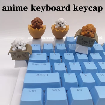 Desene Animate Anime Câine Drăguț Diy Design Personalizat Păpușă Mecanică Tastatura Taste