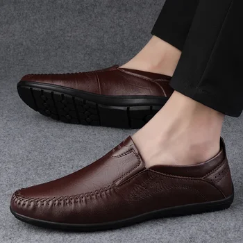 Designer de Brand Barbati din Piele Pantofi de Masaj Tălpi Oameni de Afaceri Pantofi Versatil Pantofi Casual Conferință de Pantofi Rochie