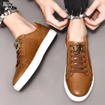 Designer de pantofi pentru bărbați scăzut ajuta pantofi sport bord pantofi piele barbati valul pantofi versatil de mari dimensiuni pantofi plat A15