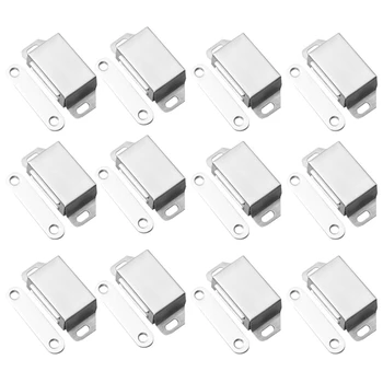 Din Oțel Inoxidabil Cabinet De Aspirare 12 Pack Cabinet Magnetic De Închidere A Ușii Pentru Bucatarie Dulap Ușă Sertar Oarba