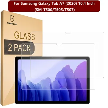 Domnul Scut [2-PACK] Concepute Pentru Samsung Galaxy Tab A7 (2020) 10.4 Inch (SM-T500/T505/T507) [Sticla] Ecran Protector