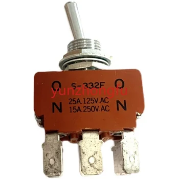 Două pozitia a 6-pini comutator buton S332F 15A importate rapidă a introduce basculantă S-332F