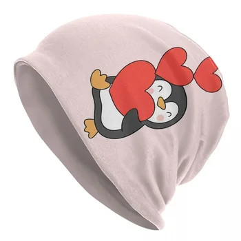 Drăguț Pinguin, Pinguin, Pinguin Copil de Cald Capac Tricotate Moda Capota Palarie Toamna Iarna în aer liber, Căciuli, Pălării pentru Unisex pentru Adulti
