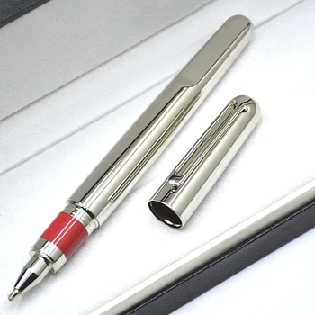 Ediție limitată M Series Magnetic Rollerball Pen MB Argintiu si Gri Metal de Titan Birou de Scris cu Cerneală Stilouri de Înaltă Calitate