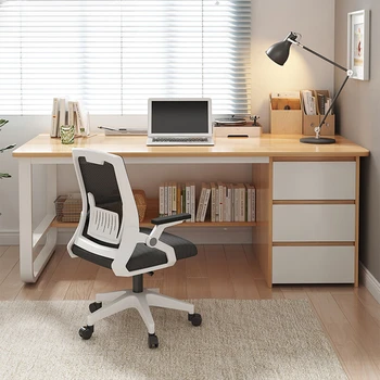 Elevii învață să-și Xi desktop acasă minimalist modern dreptunghiular mic birou simplu