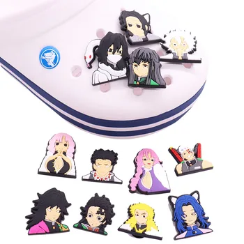 En-gros de 50pcs Pantofi Farmece de Desene animate Anime Destul de Fată Războinic Accesorii PVC Pantof Decor Pentru Mansete Croc Jibz Cadou