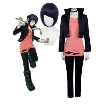 Eroul Meu Mediul Academic Anime Jiro Kyoka Cosplay Costum Pentru Femei Costum Negru, Vestă, Sacou Roșu Costum Boku No Hero Academia Uniformă