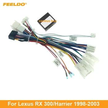 FEELDO Car Audio 16pin Cablaj Adaptor Cu Canbus Pentru Lexus RX 300/Harrier(98-03) Android Stereo de Instalare